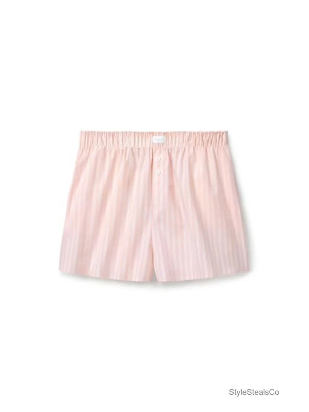 Women's Sleep Woven Boxer Short Tagless Cotton Pajama Bottom
